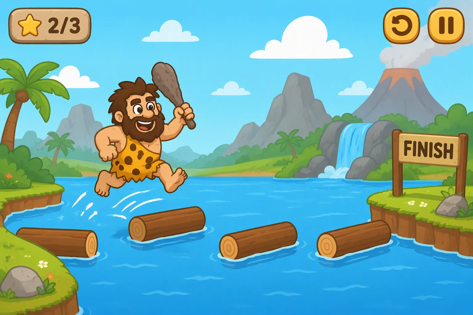 Adam and Eve: Crossy River Adventure