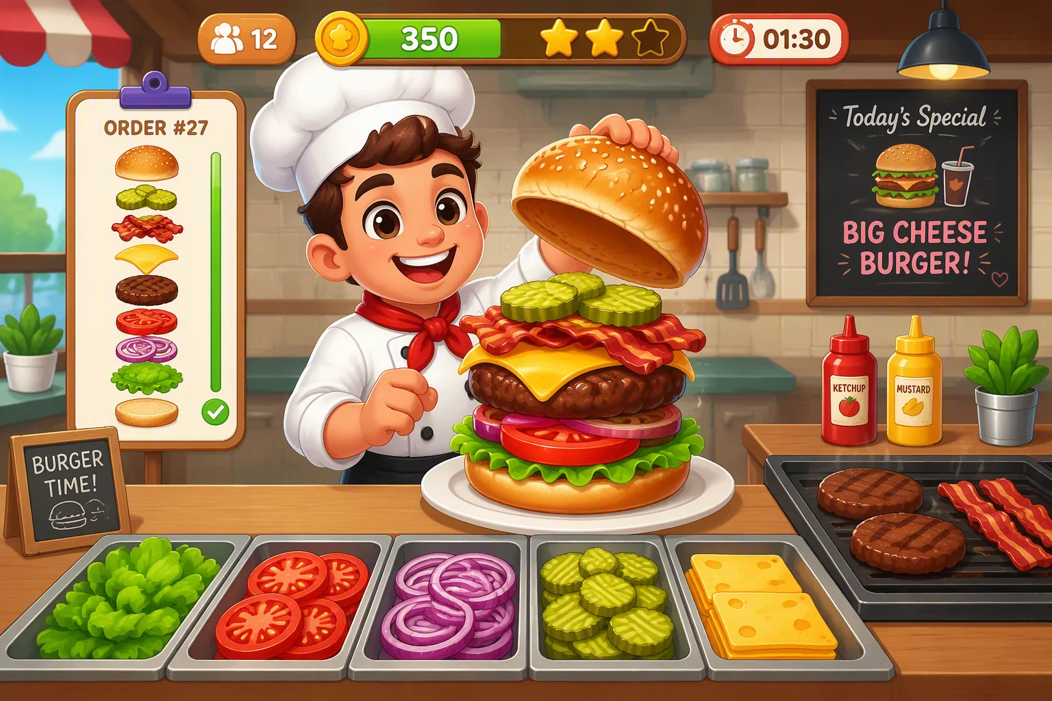 Burger Chef: Cooking Story Dash