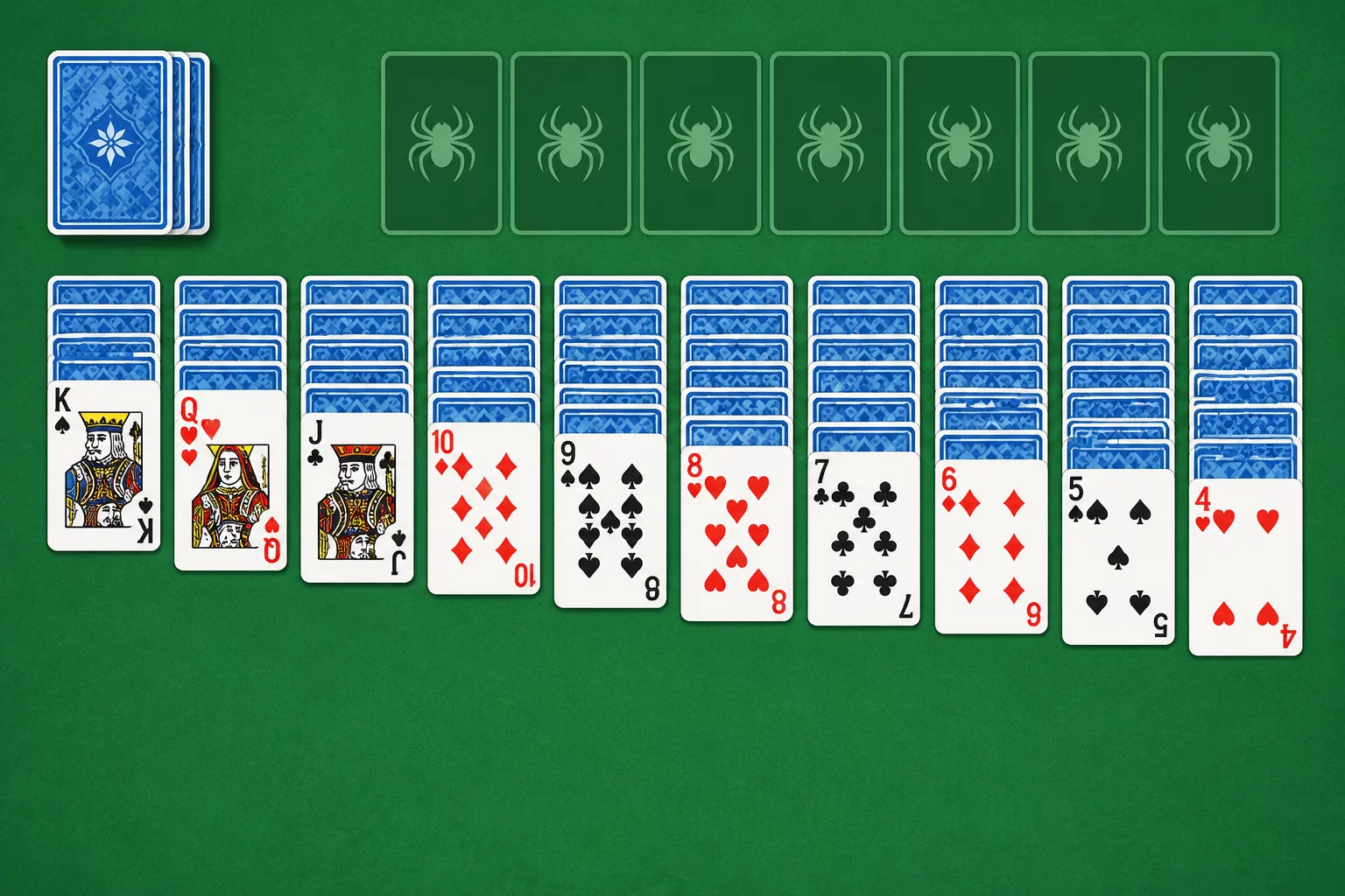 Spider Solitaire Card Game Classic