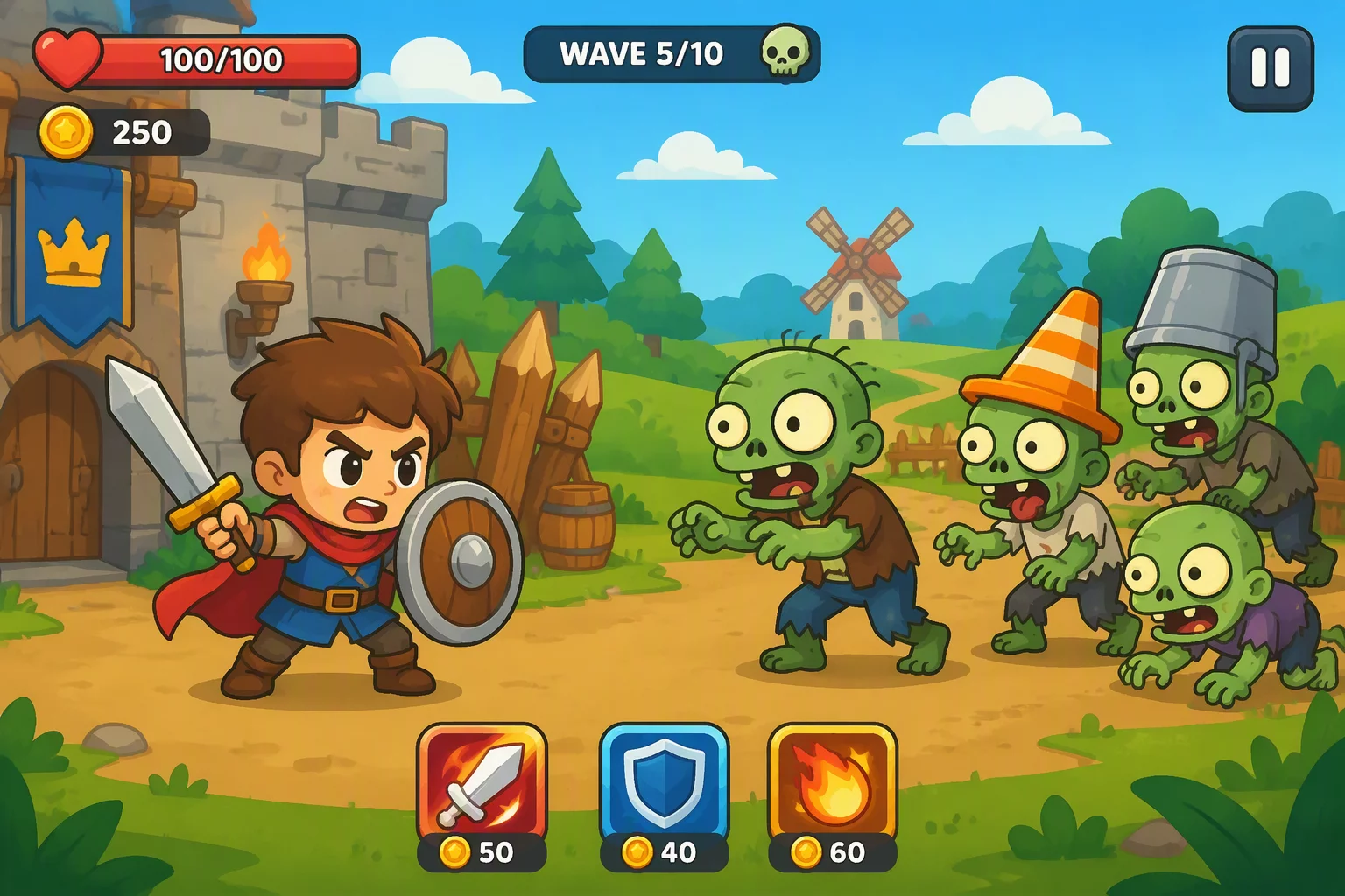 Warrior Vs Zombies Clash